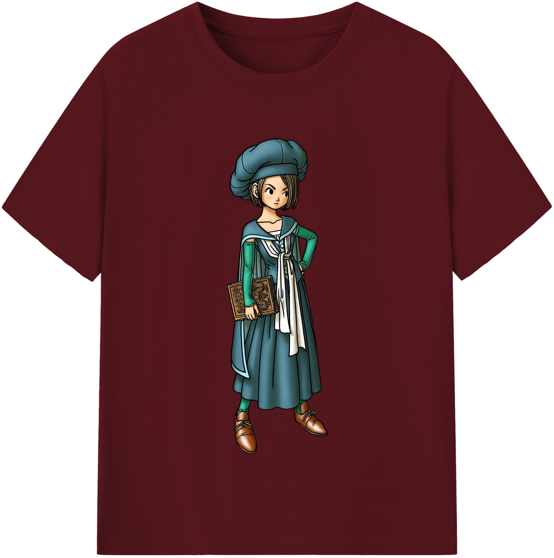 （画像用） ドラゴンクエスト Doragon Kuesuto Dragon Quest 綿100％半袖Tシャツ（フロントプリント）